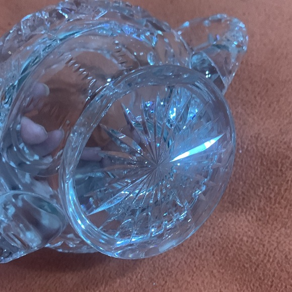 Vintage American Brillant Cut Crystal Sugar bowl - Picture 8 of 8